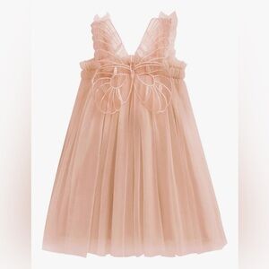 Pink Butterfly Tulle Dress